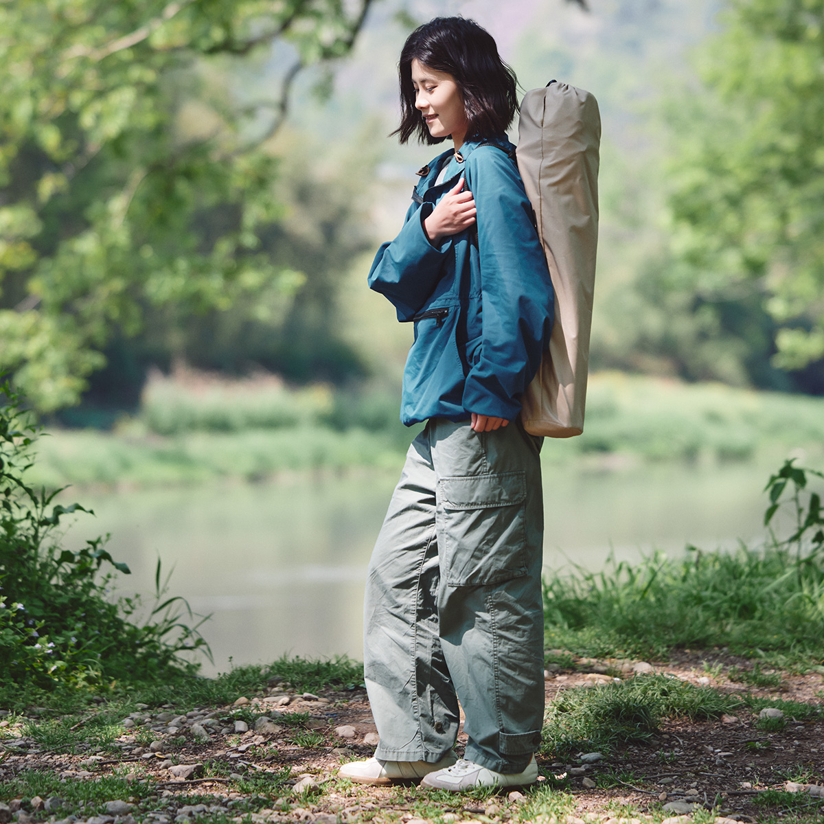 Naturehike skládací křeslo Moon - černé